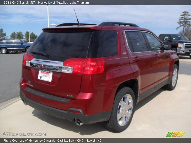 Merlot Jewel Metallic / Light Titanium 2011 GMC Terrain SLT