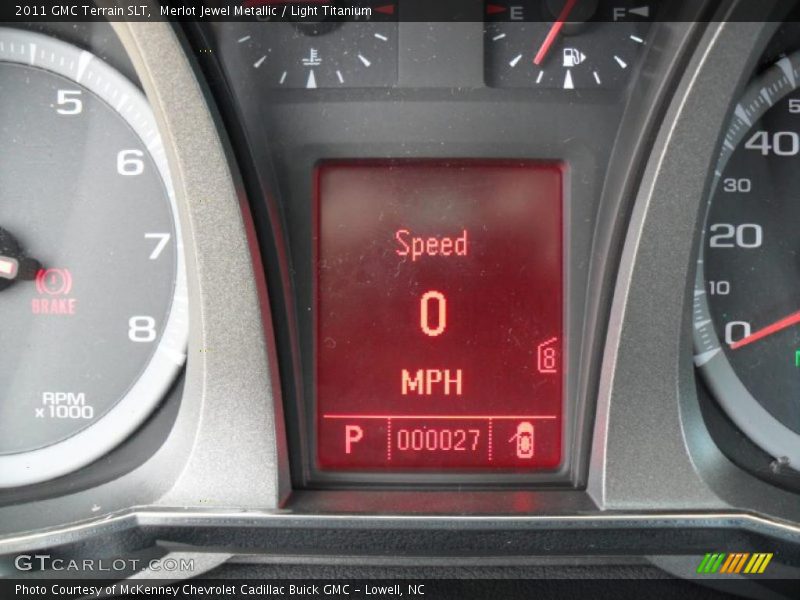 Merlot Jewel Metallic / Light Titanium 2011 GMC Terrain SLT