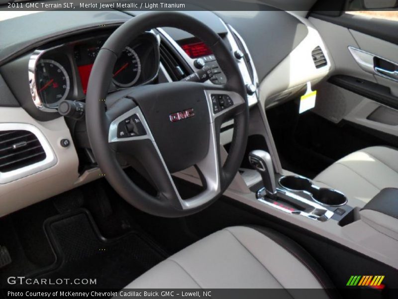Light Titanium Interior - 2011 Terrain SLT 