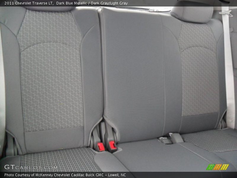 Dark Blue Metallic / Dark Gray/Light Gray 2011 Chevrolet Traverse LT