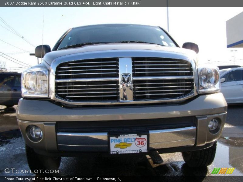 Light Khaki Metallic / Khaki 2007 Dodge Ram 2500 Laramie Quad Cab 4x4