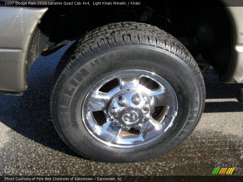 Light Khaki Metallic / Khaki 2007 Dodge Ram 2500 Laramie Quad Cab 4x4