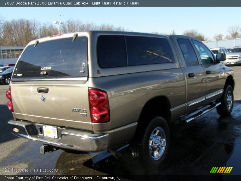 Light Khaki Metallic / Khaki 2007 Dodge Ram 2500 Laramie Quad Cab 4x4