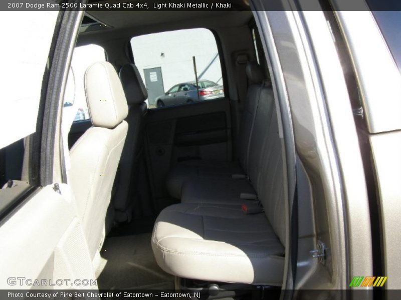 Light Khaki Metallic / Khaki 2007 Dodge Ram 2500 Laramie Quad Cab 4x4