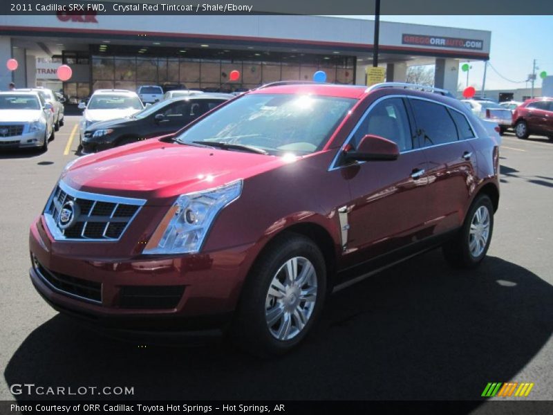 Crystal Red Tintcoat / Shale/Ebony 2011 Cadillac SRX FWD