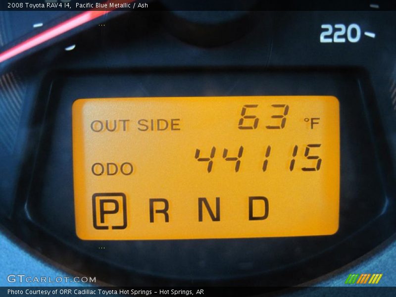 Pacific Blue Metallic / Ash 2008 Toyota RAV4 I4