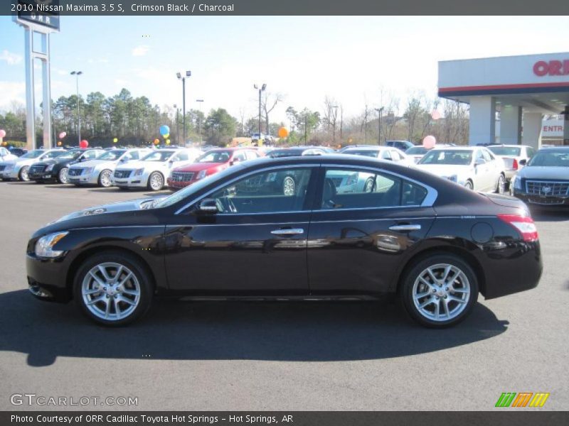 Crimson Black / Charcoal 2010 Nissan Maxima 3.5 S