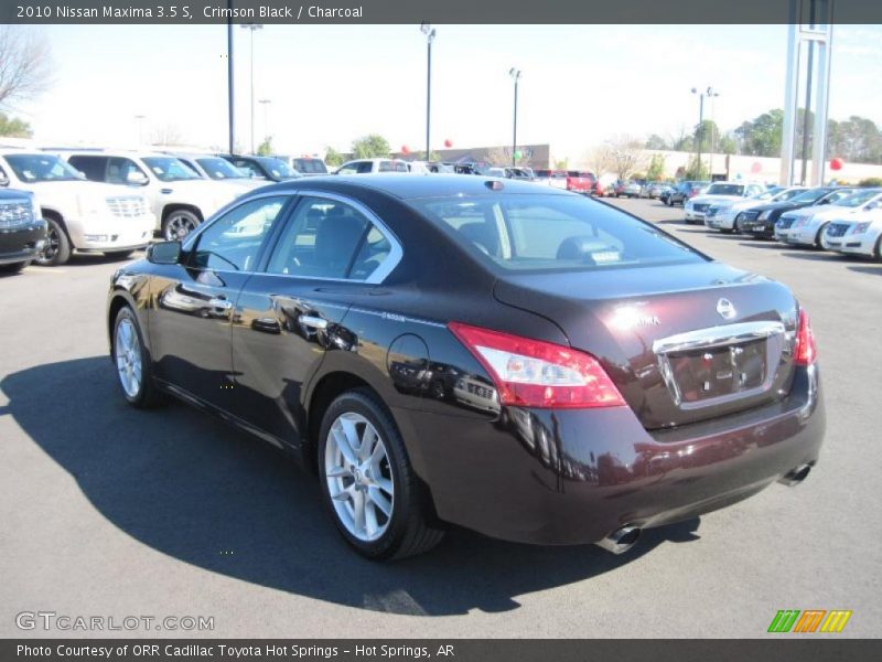 Crimson Black / Charcoal 2010 Nissan Maxima 3.5 S