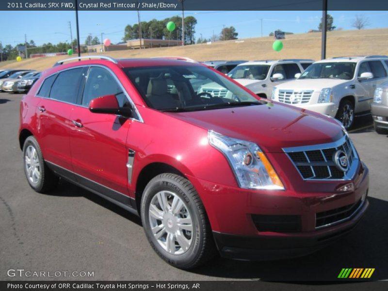 Crystal Red Tintcoat / Shale/Ebony 2011 Cadillac SRX FWD