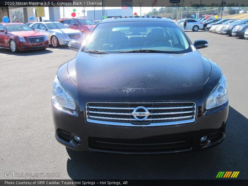 Crimson Black / Charcoal 2010 Nissan Maxima 3.5 S