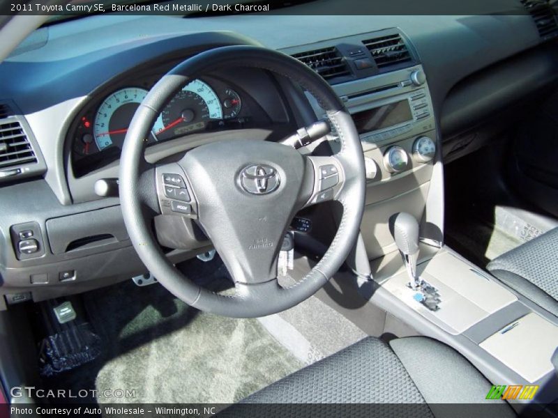 Barcelona Red Metallic / Dark Charcoal 2011 Toyota Camry SE