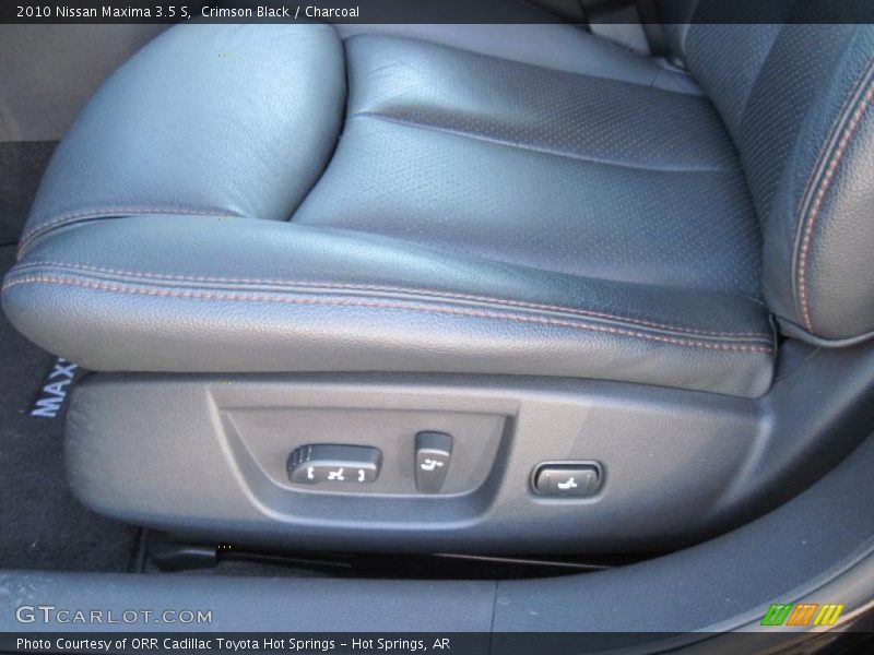 Crimson Black / Charcoal 2010 Nissan Maxima 3.5 S