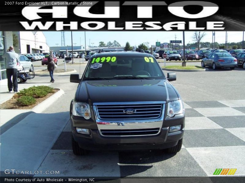 Carbon Metallic / Stone 2007 Ford Explorer XLT