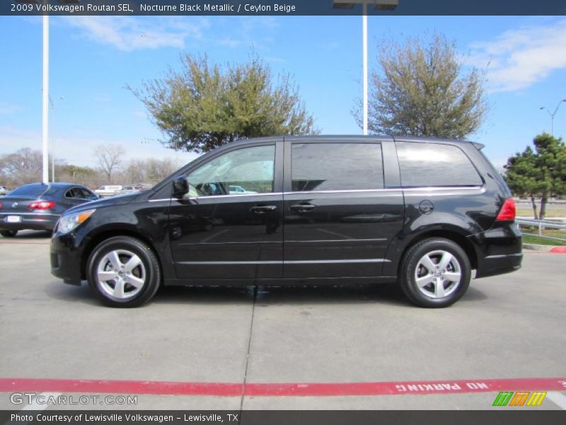  2009 Routan SEL Nocturne Black Metallic