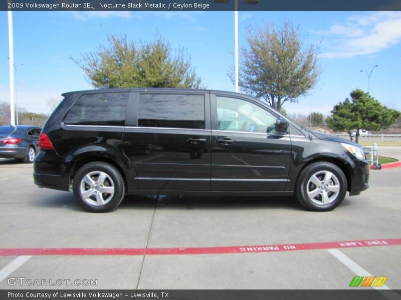  2009 Routan SEL Nocturne Black Metallic