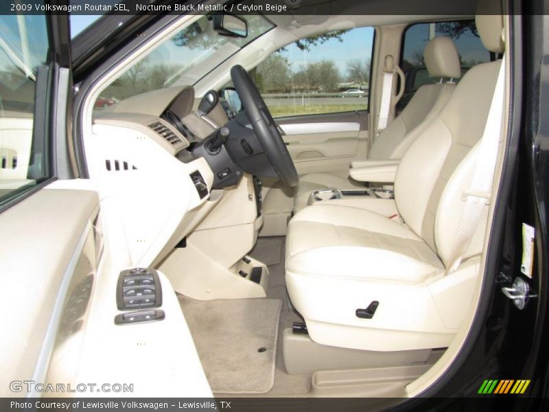 Nocturne Black Metallic / Ceylon Beige 2009 Volkswagen Routan SEL