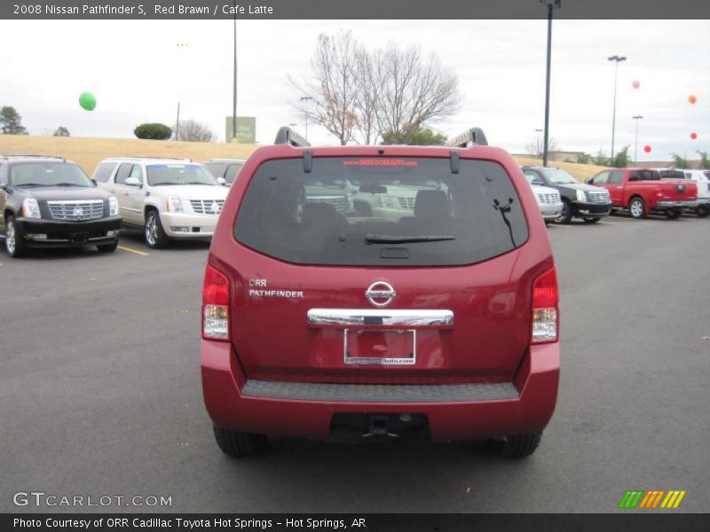 Red Brawn / Cafe Latte 2008 Nissan Pathfinder S