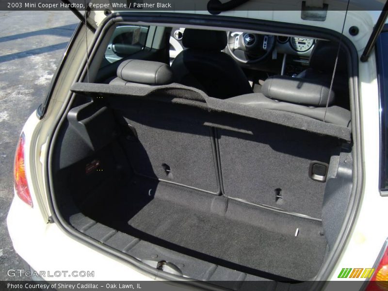 Pepper White / Panther Black 2003 Mini Cooper Hardtop