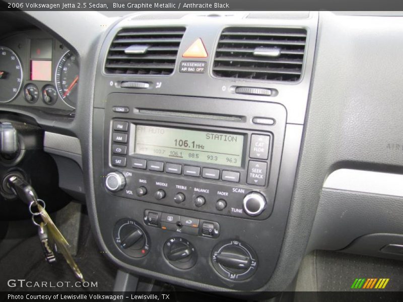 Blue Graphite Metallic / Anthracite Black 2006 Volkswagen Jetta 2.5 Sedan