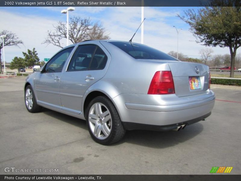 Reflex Silver Metallic / Black 2002 Volkswagen Jetta GLS 1.8T Sedan