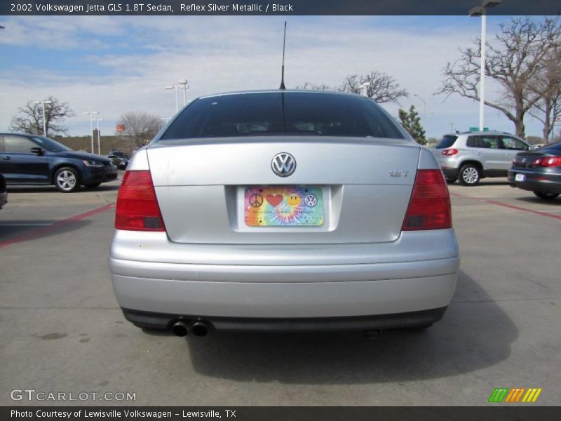 Reflex Silver Metallic / Black 2002 Volkswagen Jetta GLS 1.8T Sedan