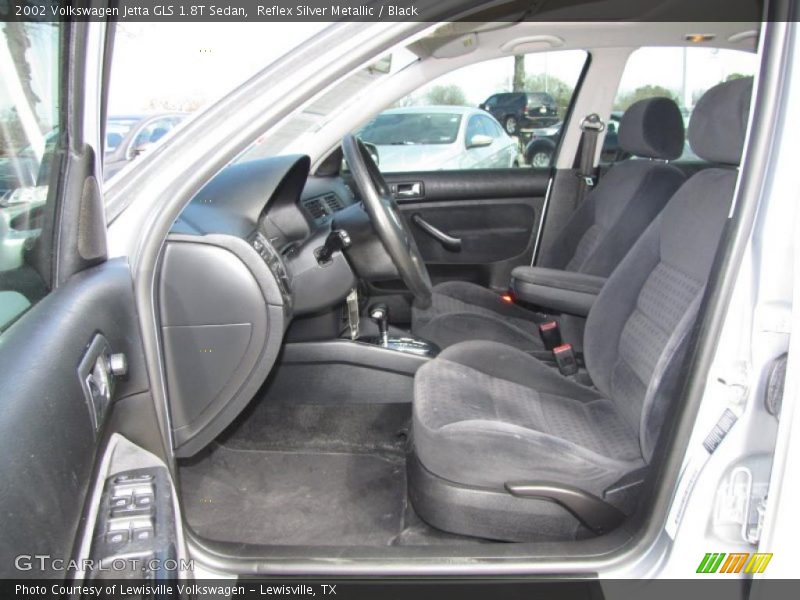 Reflex Silver Metallic / Black 2002 Volkswagen Jetta GLS 1.8T Sedan