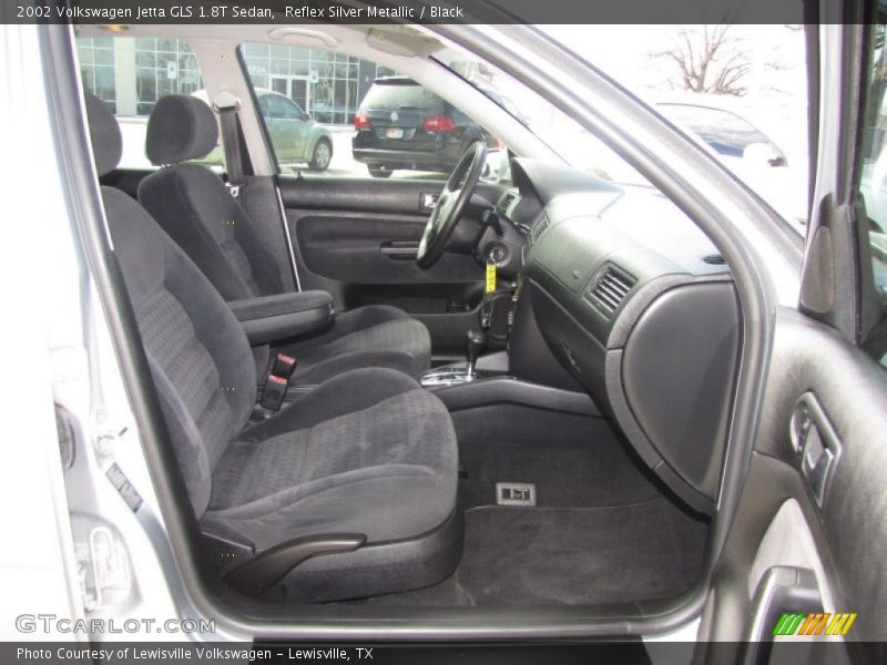 Reflex Silver Metallic / Black 2002 Volkswagen Jetta GLS 1.8T Sedan