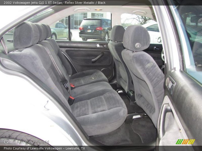 Reflex Silver Metallic / Black 2002 Volkswagen Jetta GLS 1.8T Sedan