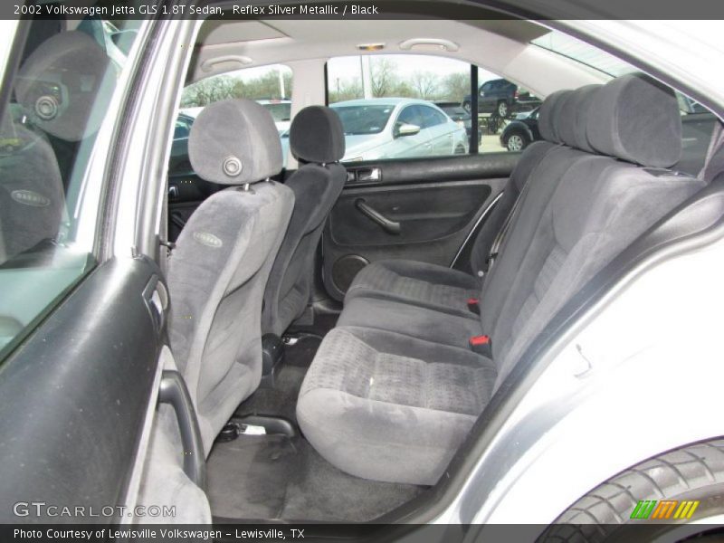 Reflex Silver Metallic / Black 2002 Volkswagen Jetta GLS 1.8T Sedan