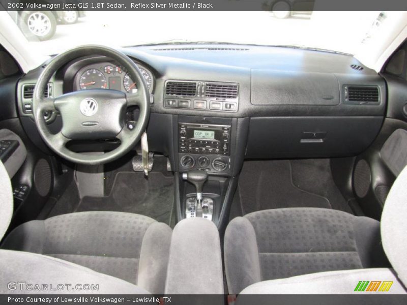 Reflex Silver Metallic / Black 2002 Volkswagen Jetta GLS 1.8T Sedan
