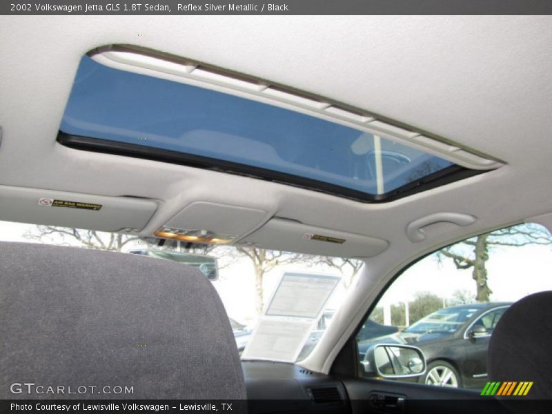 Reflex Silver Metallic / Black 2002 Volkswagen Jetta GLS 1.8T Sedan