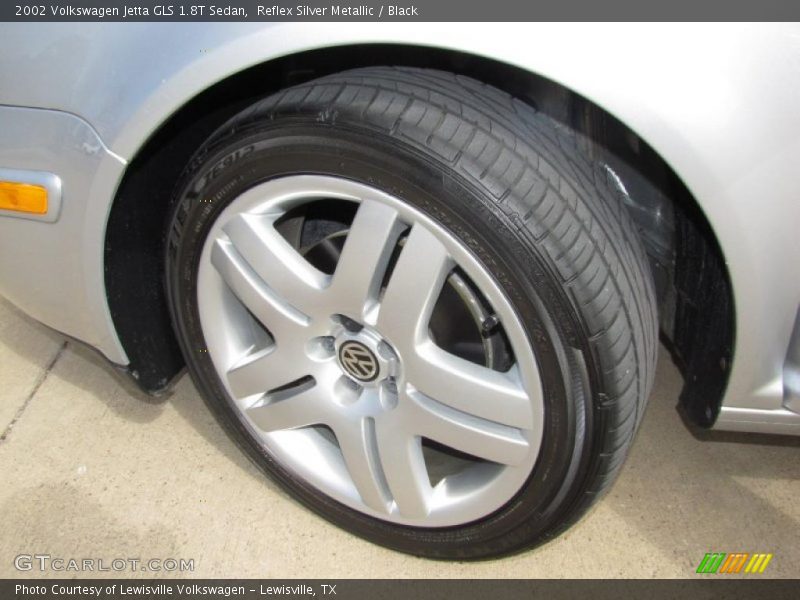 Reflex Silver Metallic / Black 2002 Volkswagen Jetta GLS 1.8T Sedan