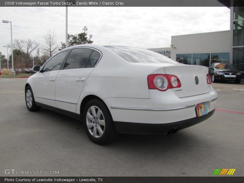 Candy White / Classic Gray 2008 Volkswagen Passat Turbo Sedan