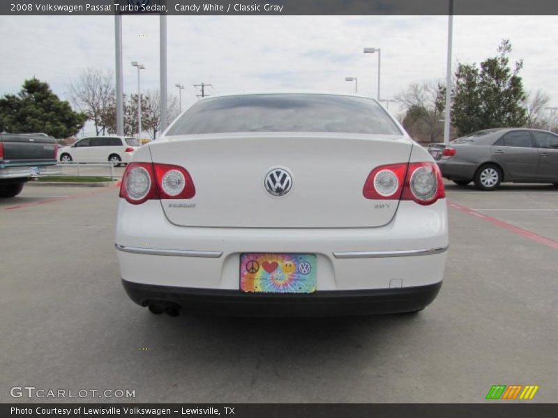 Candy White / Classic Gray 2008 Volkswagen Passat Turbo Sedan