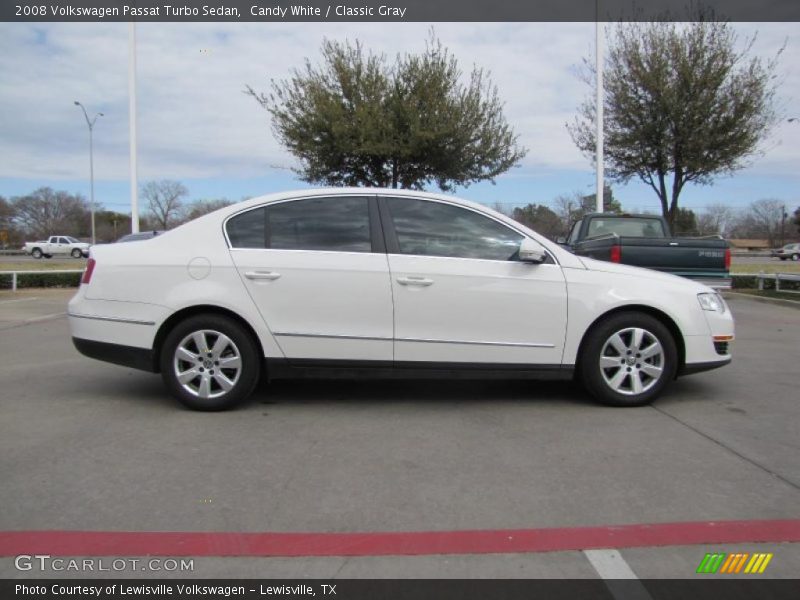 Candy White / Classic Gray 2008 Volkswagen Passat Turbo Sedan