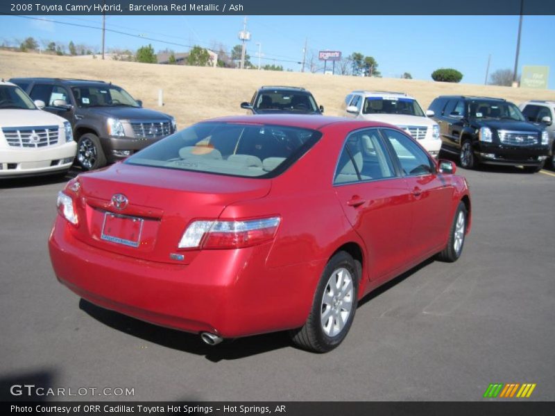 Barcelona Red Metallic / Ash 2008 Toyota Camry Hybrid