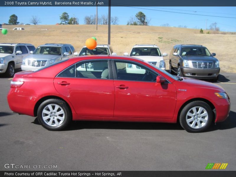 Barcelona Red Metallic / Ash 2008 Toyota Camry Hybrid