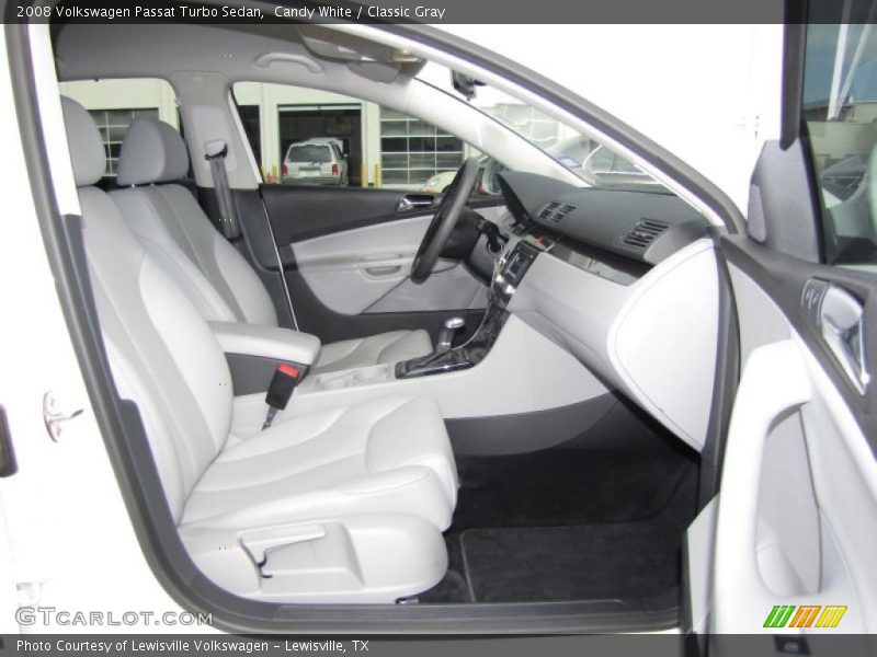 Candy White / Classic Gray 2008 Volkswagen Passat Turbo Sedan