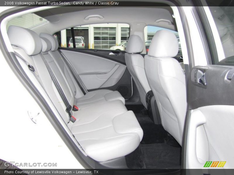 Candy White / Classic Gray 2008 Volkswagen Passat Turbo Sedan