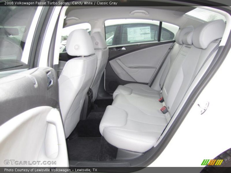 Candy White / Classic Gray 2008 Volkswagen Passat Turbo Sedan