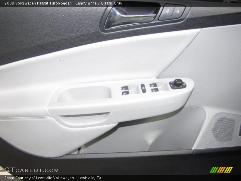 Candy White / Classic Gray 2008 Volkswagen Passat Turbo Sedan