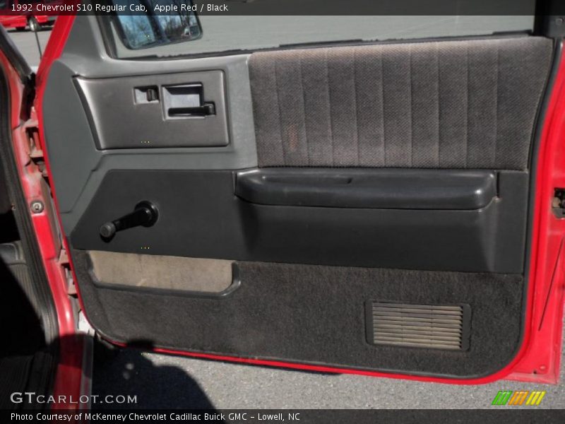 Apple Red / Black 1992 Chevrolet S10 Regular Cab