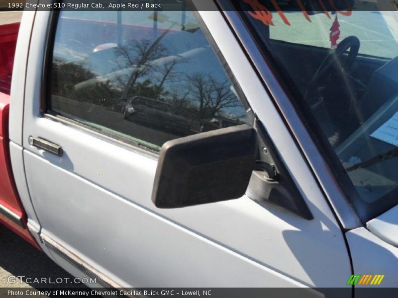 Apple Red / Black 1992 Chevrolet S10 Regular Cab