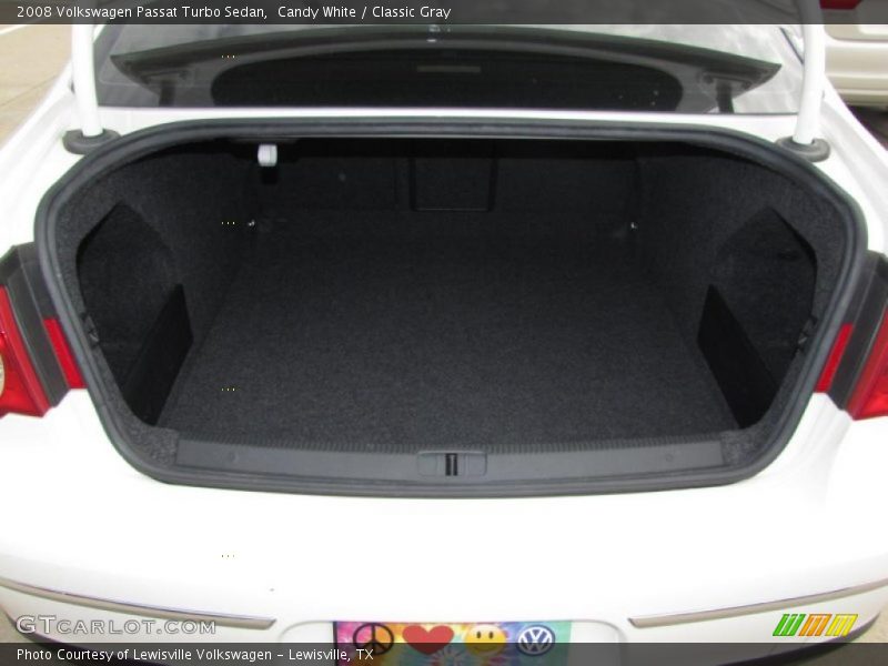 Candy White / Classic Gray 2008 Volkswagen Passat Turbo Sedan