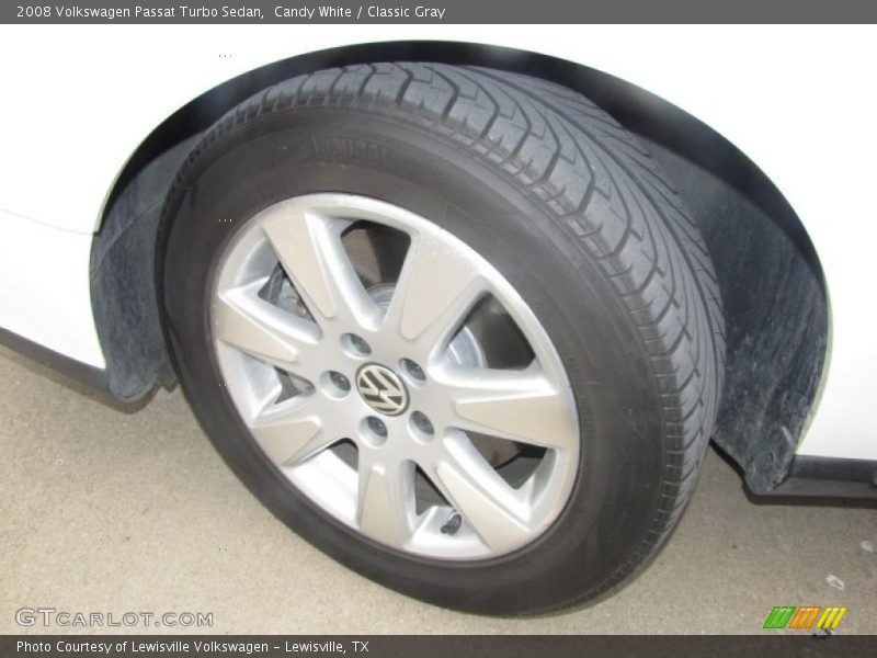 Candy White / Classic Gray 2008 Volkswagen Passat Turbo Sedan
