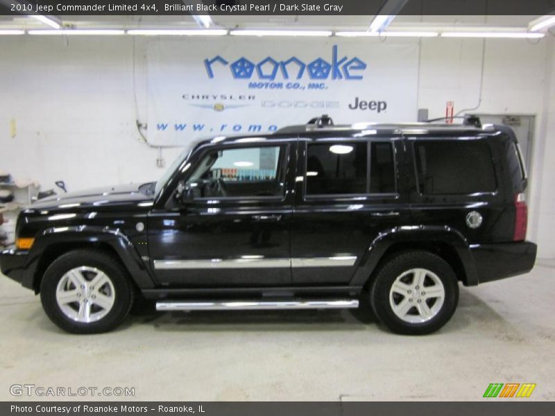 Brilliant Black Crystal Pearl / Dark Slate Gray 2010 Jeep Commander Limited 4x4