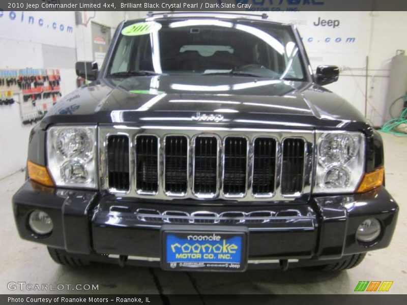 Brilliant Black Crystal Pearl / Dark Slate Gray 2010 Jeep Commander Limited 4x4