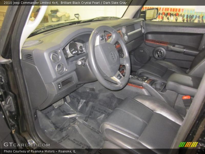 Brilliant Black Crystal Pearl / Dark Slate Gray 2010 Jeep Commander Limited 4x4