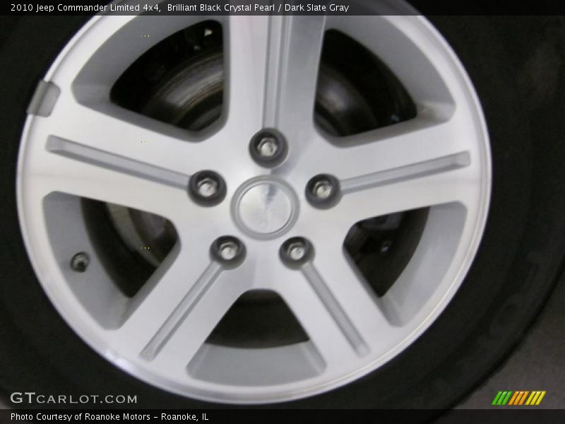 Brilliant Black Crystal Pearl / Dark Slate Gray 2010 Jeep Commander Limited 4x4