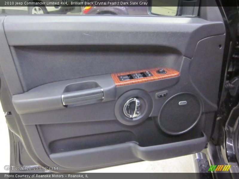 Brilliant Black Crystal Pearl / Dark Slate Gray 2010 Jeep Commander Limited 4x4